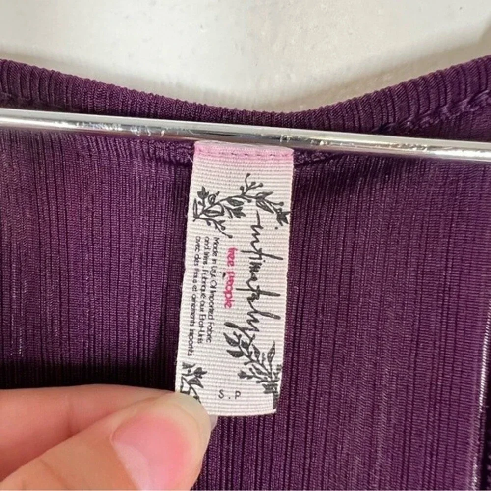 Free People Purple tank top size Small